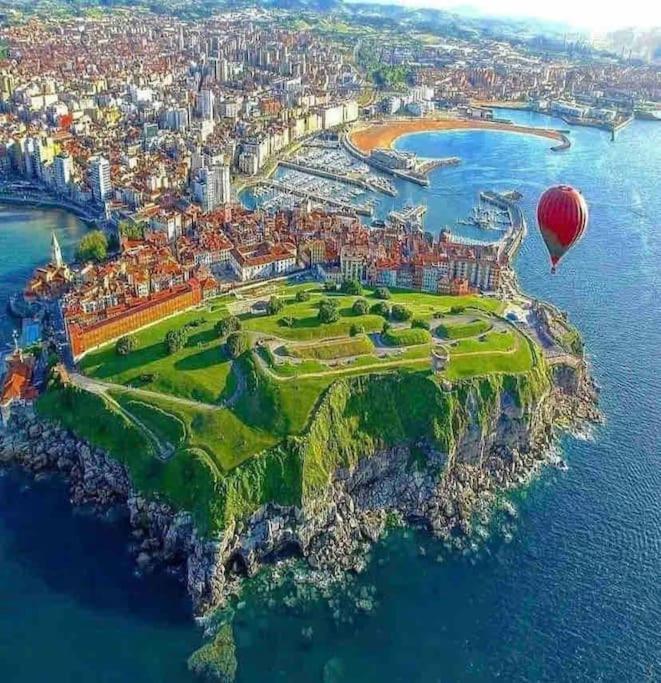 Apartamento Gijon Arena, Con Aparcamiento Buitenkant foto